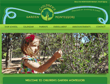 Tablet Screenshot of childrensgardensantafe.com